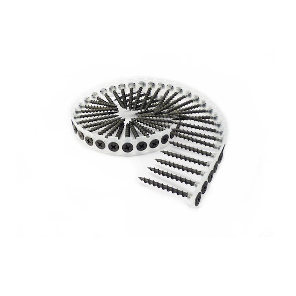 Drywall Screw, #6 x 1-5/8 in, Phillips Drive, 1000 PK